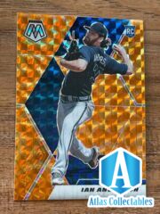 2021 PANINI MOSAIC IAN ANDERSON REACTIVE ORANGE PRIZM ROOKIE CARD #264 Atlanta